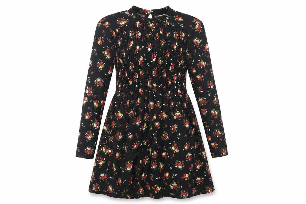 Miss Selfridge Women's Floral Black Dress Size 12