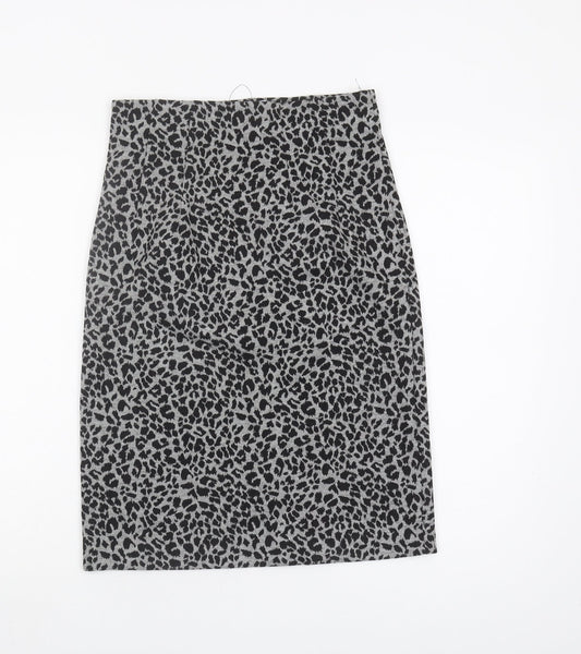 Marks and Spencer Women's Grey Pencil Skirt Size 8