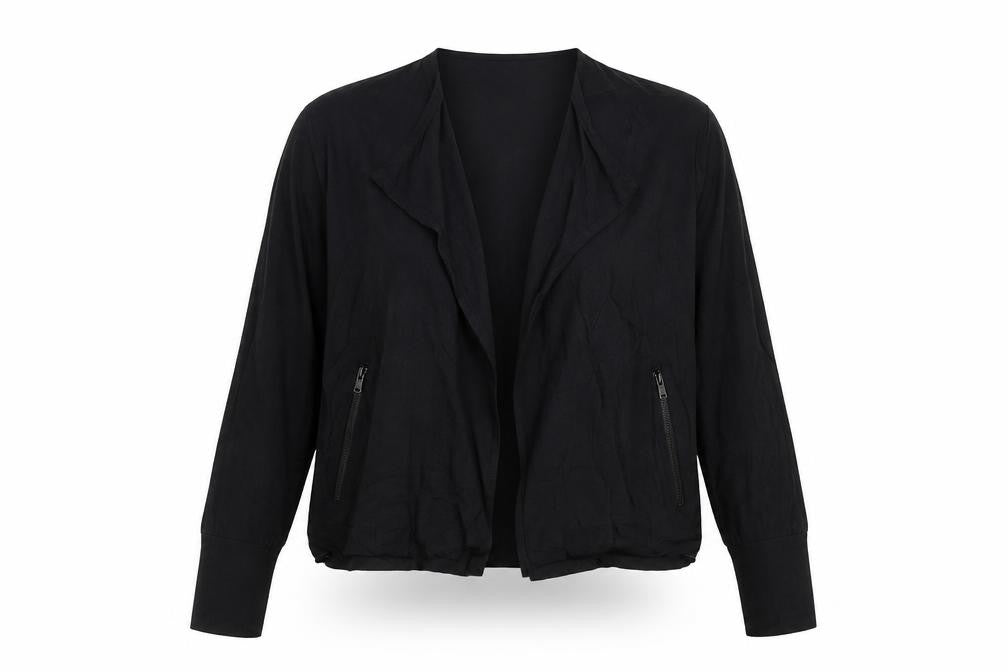 Marks and Spencer Black Women's Open Front Cardigan, Size 12