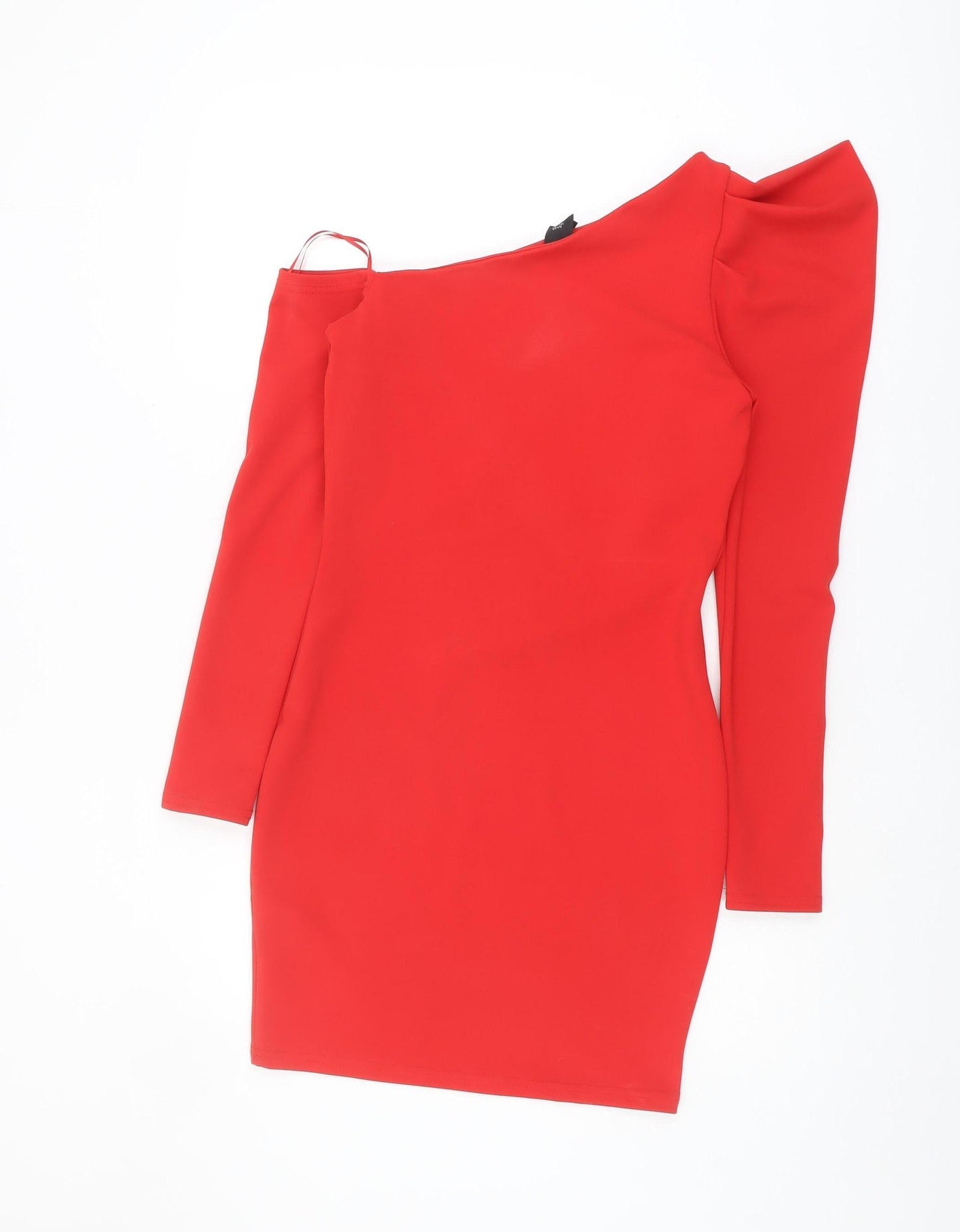 River Island Women's Red Bodycon Dress Size 10