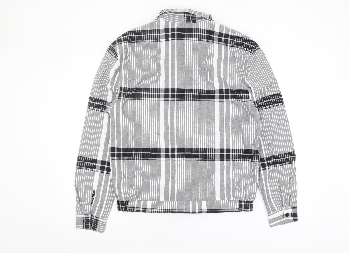 River Island Men's Grey Striped Jacket S