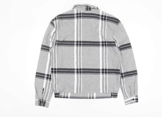 River Island Men's Grey Striped Jacket S