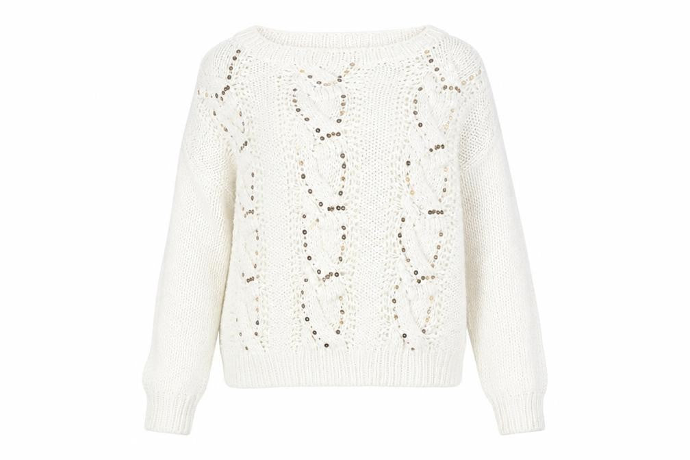 Marks and Spencer Women's Ivory Pullover Jumper Size 14