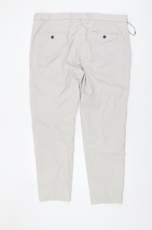 Marks and Spencer Ivory Slim Fit Trousers Men’s Size 40