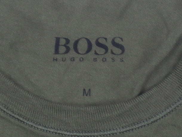 Hugo Boss Men's Green Crew Neck T-Shirt M