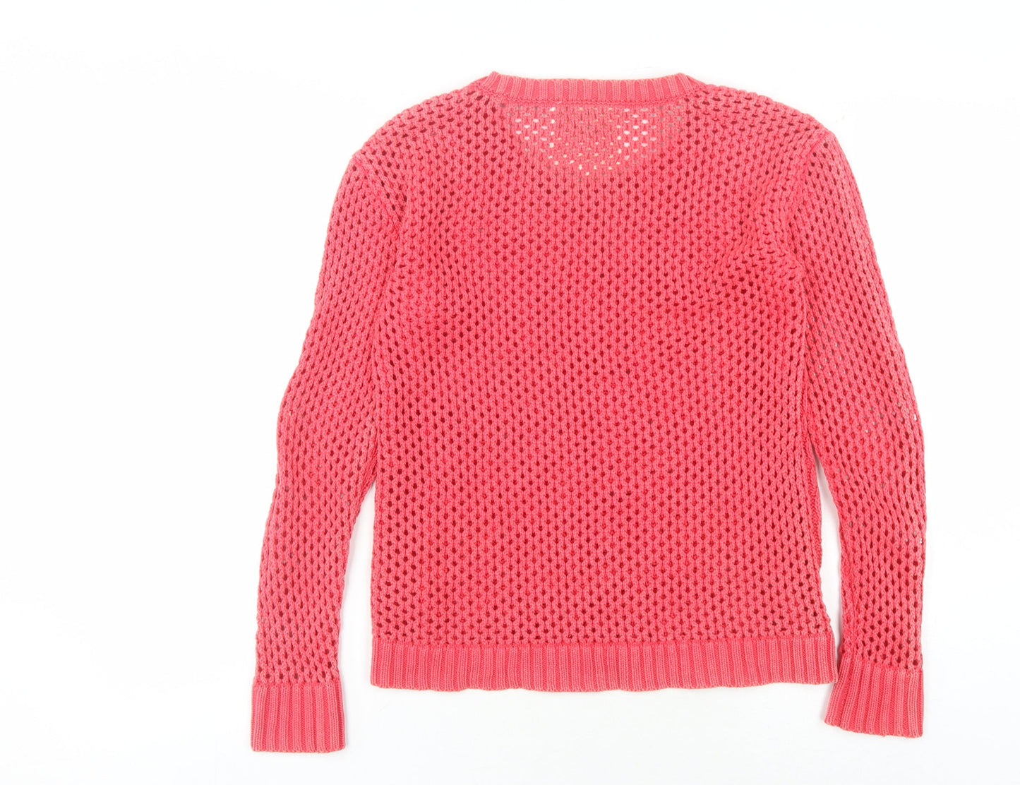 SoulCal & Co Women's Pink Cable-Knit Pullover Jumper