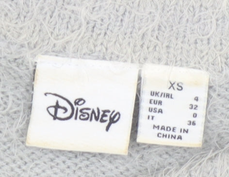Disney Women's Grey XS Mickey Mouse Jumper