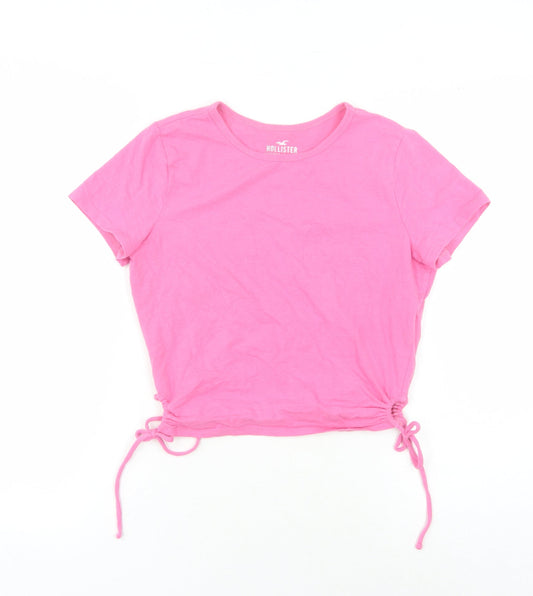 Hollister Women’s Pink M Basic T-Shirt