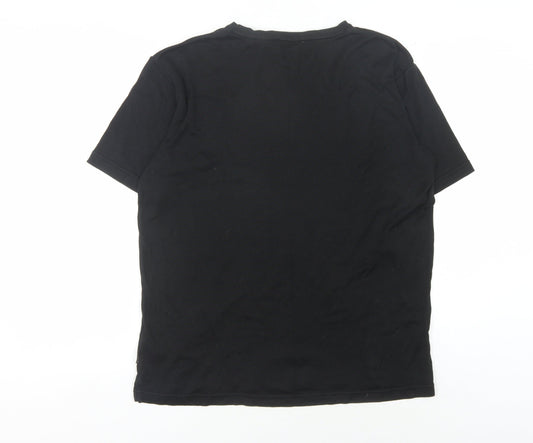 Hugo Boss Men's XL Black V-Neck T-Shirt