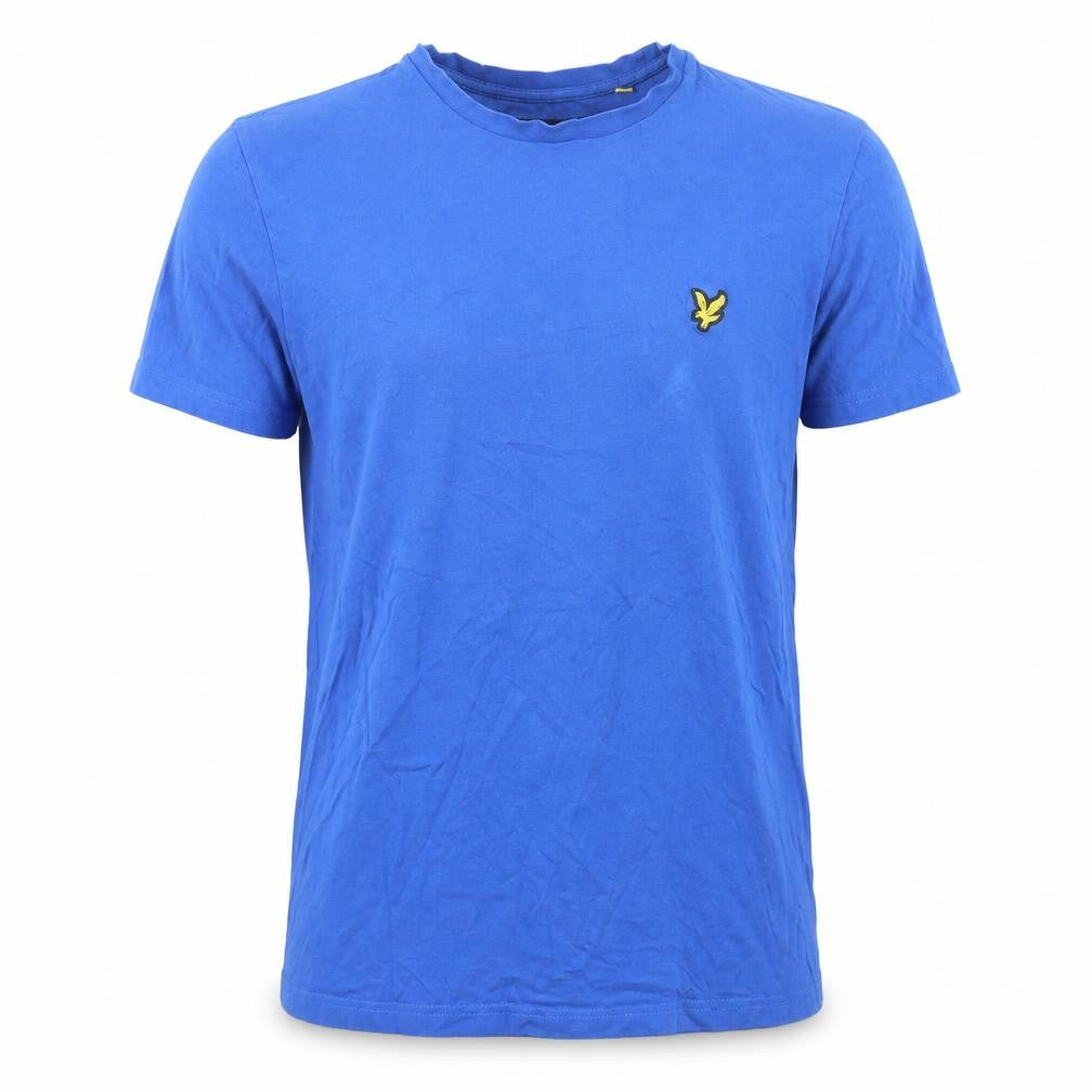 Mens UK Size M Lyle & Scott Blue  Cotton T-Shirt