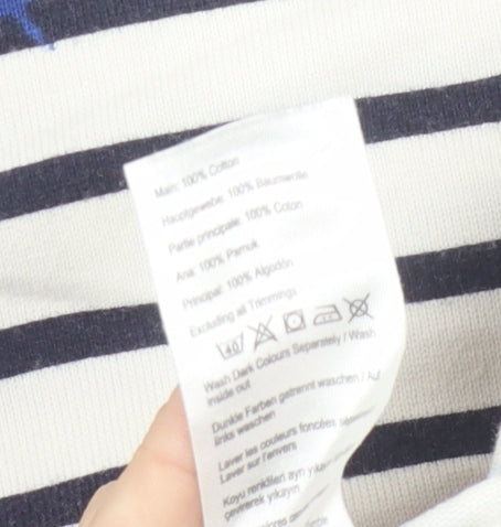 Joules Women's Multicoloured Size 10 Striped T-Shirt