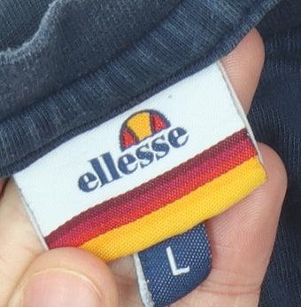 Ellesse Men's Blue Graphic Print T-Shirt, Size L