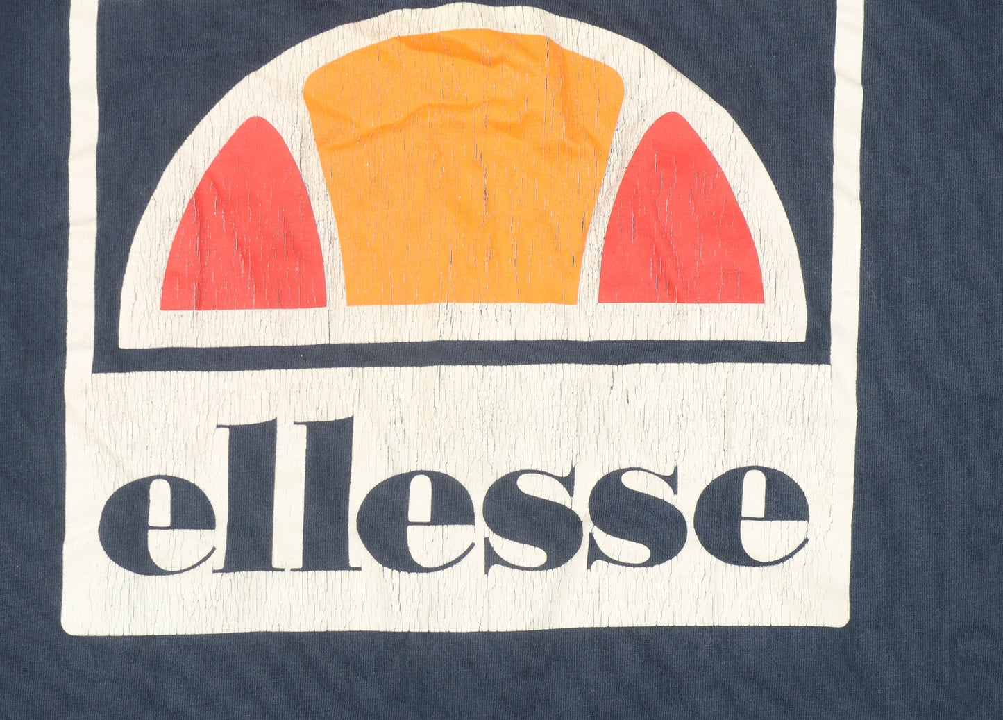 Ellesse Men's Blue Graphic Print T-Shirt, Size L