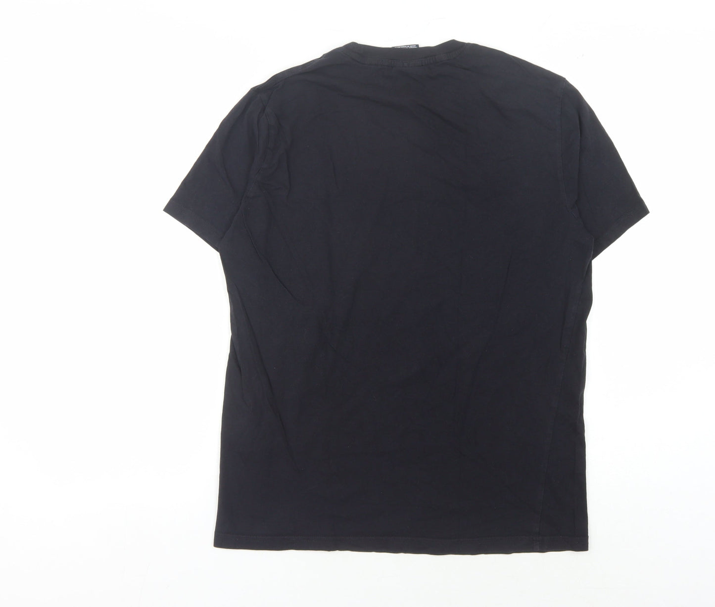 Champion Men's Black T-Shirt, M, Short Sleeve