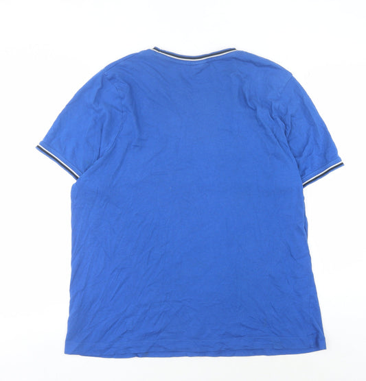Slazenger Men's Blue XL Crew Neck T-Shirt