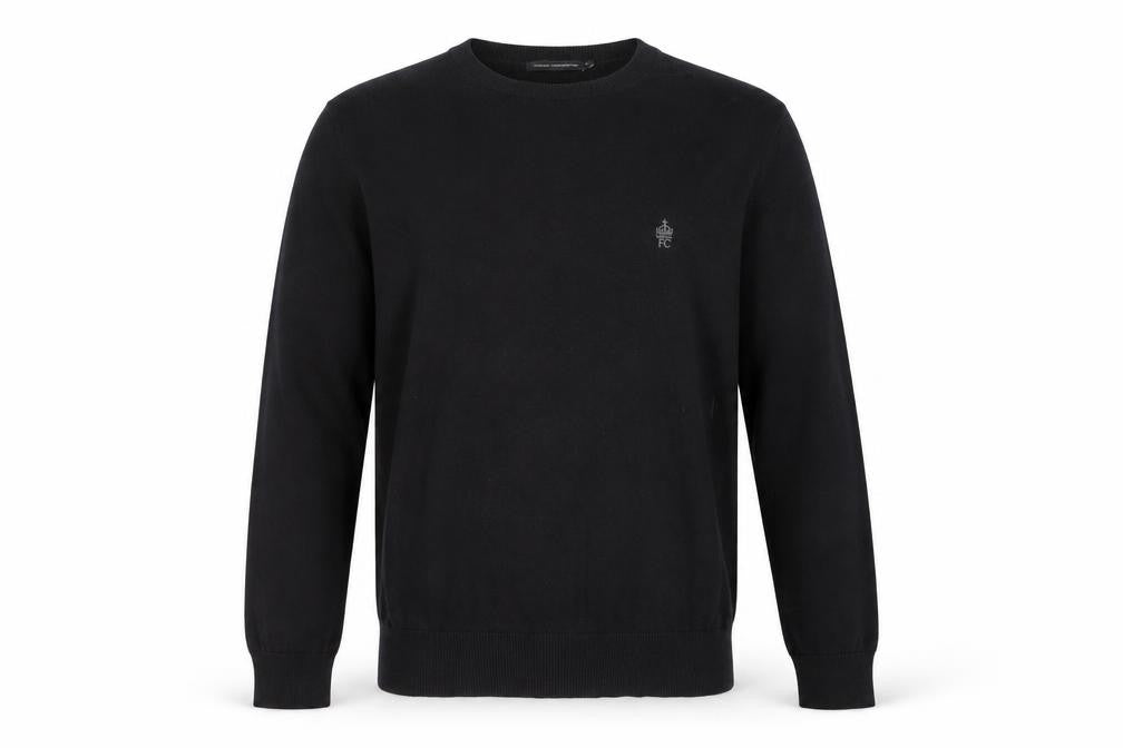 Front view of French Connection Men's Black jumper S
