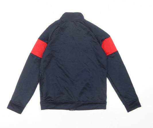 Adidas Boys Blue Full Zip Sweatshirt 9-10 Years