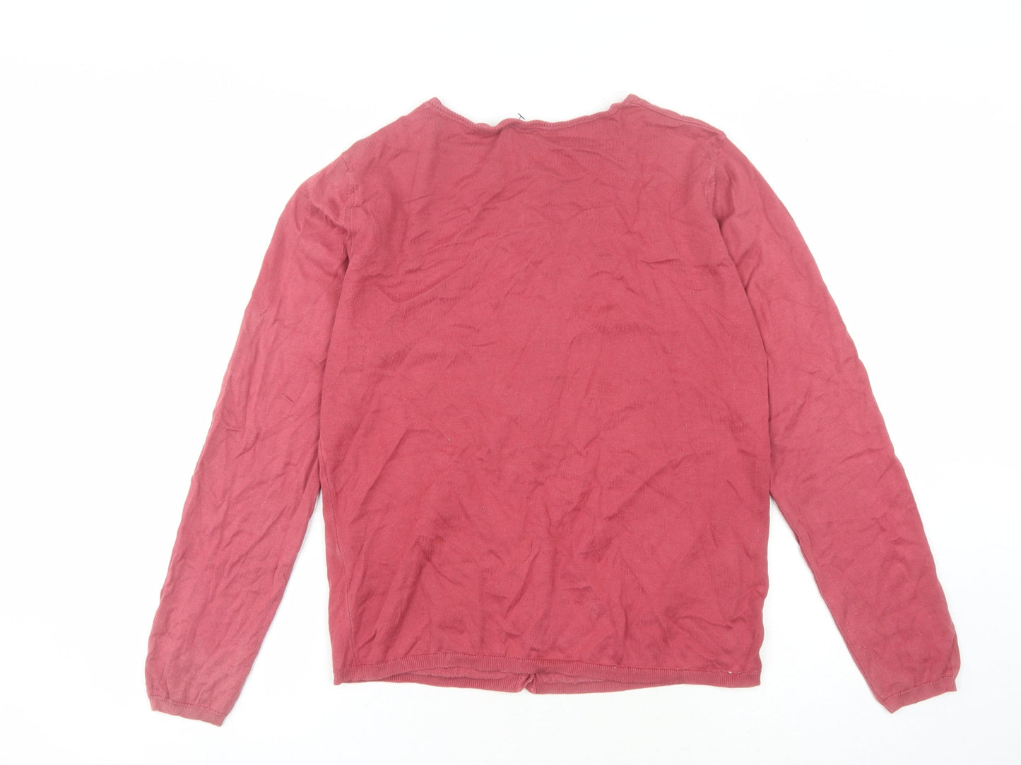 Racing Green Women's Red Cardigan Size 10