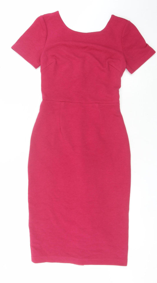 Boden Women's Red Pencil Dress Size 8 Workwear