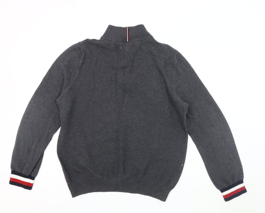 Tommy Hilfiger Men's Grey Pullover Sweatshirt L