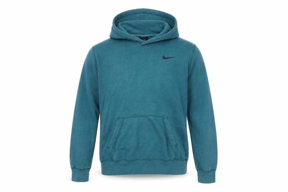 Mens UK S Regular Nike Blue Pullover Hoodie