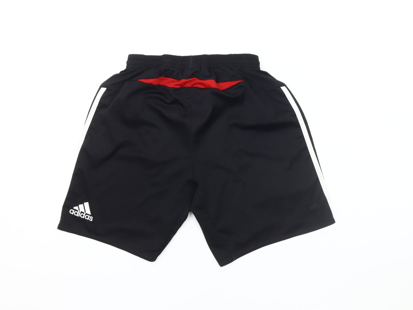 Adidas Boys Black Athletic Shorts Size 7-8 Football Gym