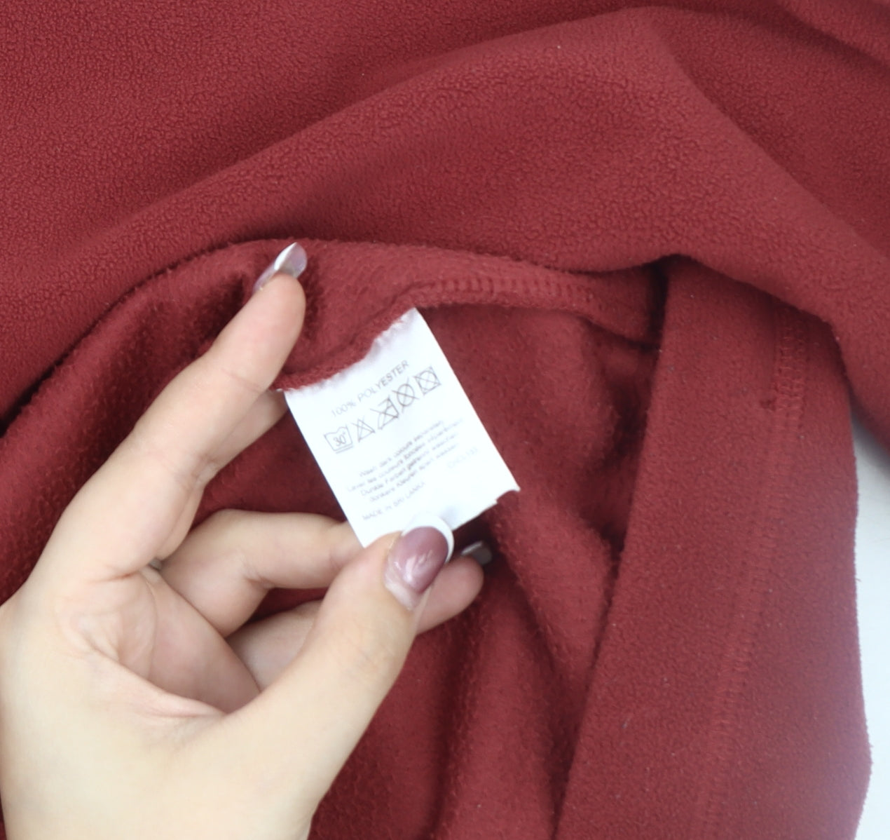 Craghoppers Men's Red 1/4 Zip Fleece Sweatshirt S