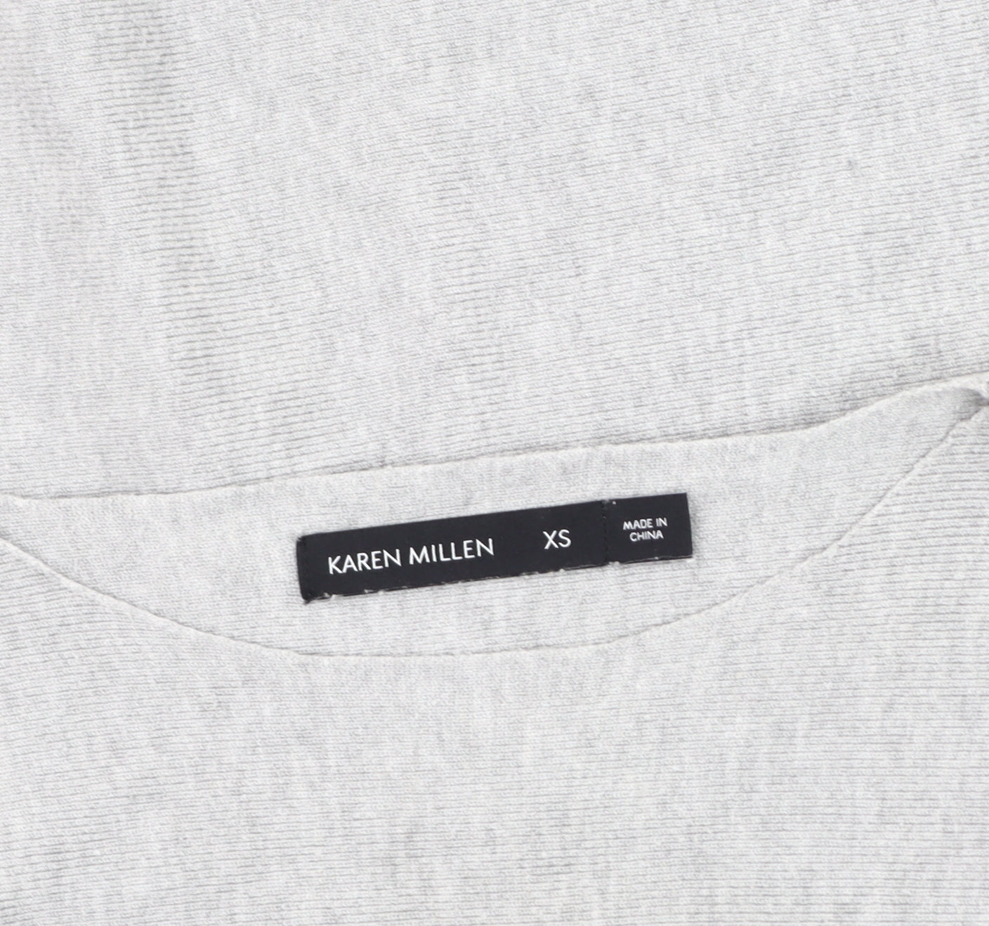 Karen Millen Women's Grey Boat Neck Pullover Jumper XS