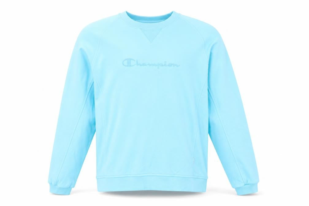 Mens UK M Regular Champion Blue Pullover Sweatshirt