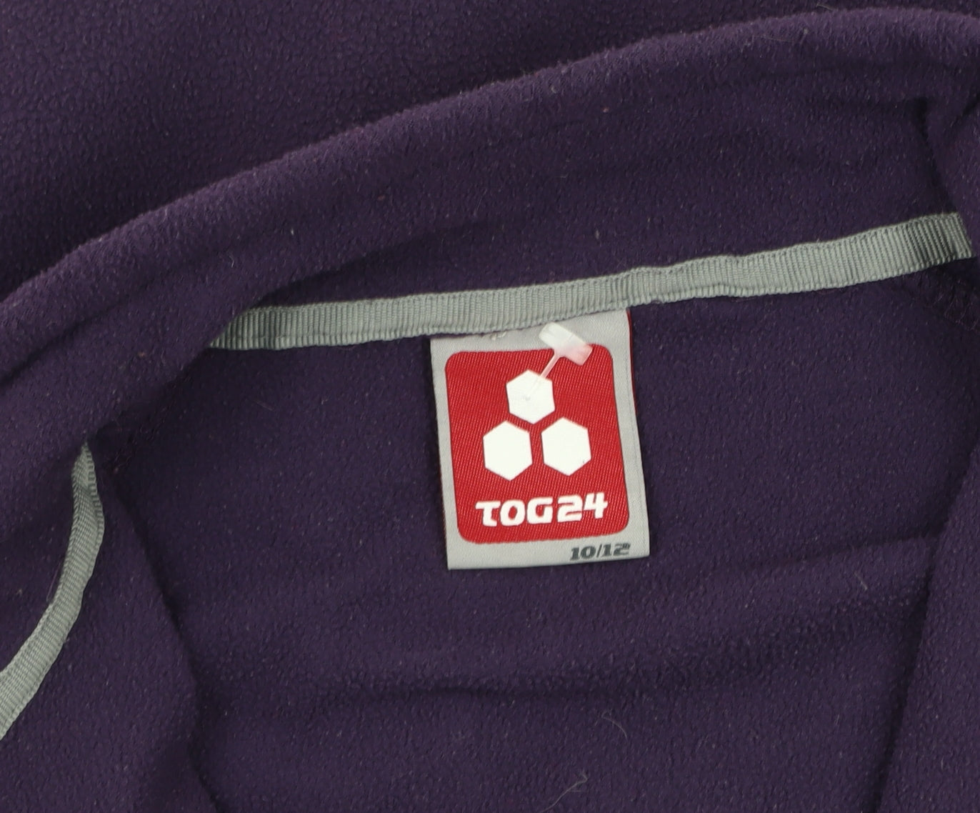 Tog 24 Women's Purple Fleece Jacket Size 10/12