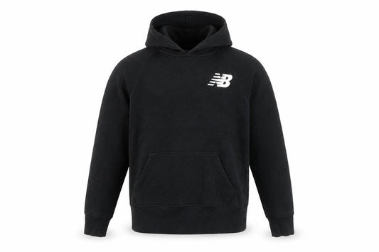 Mens UK XS Regular New Balance Black Pullover Hoodie