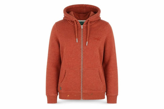 Womens UK Size 10 Regular Superdry Red Cotton Blend Jacket
