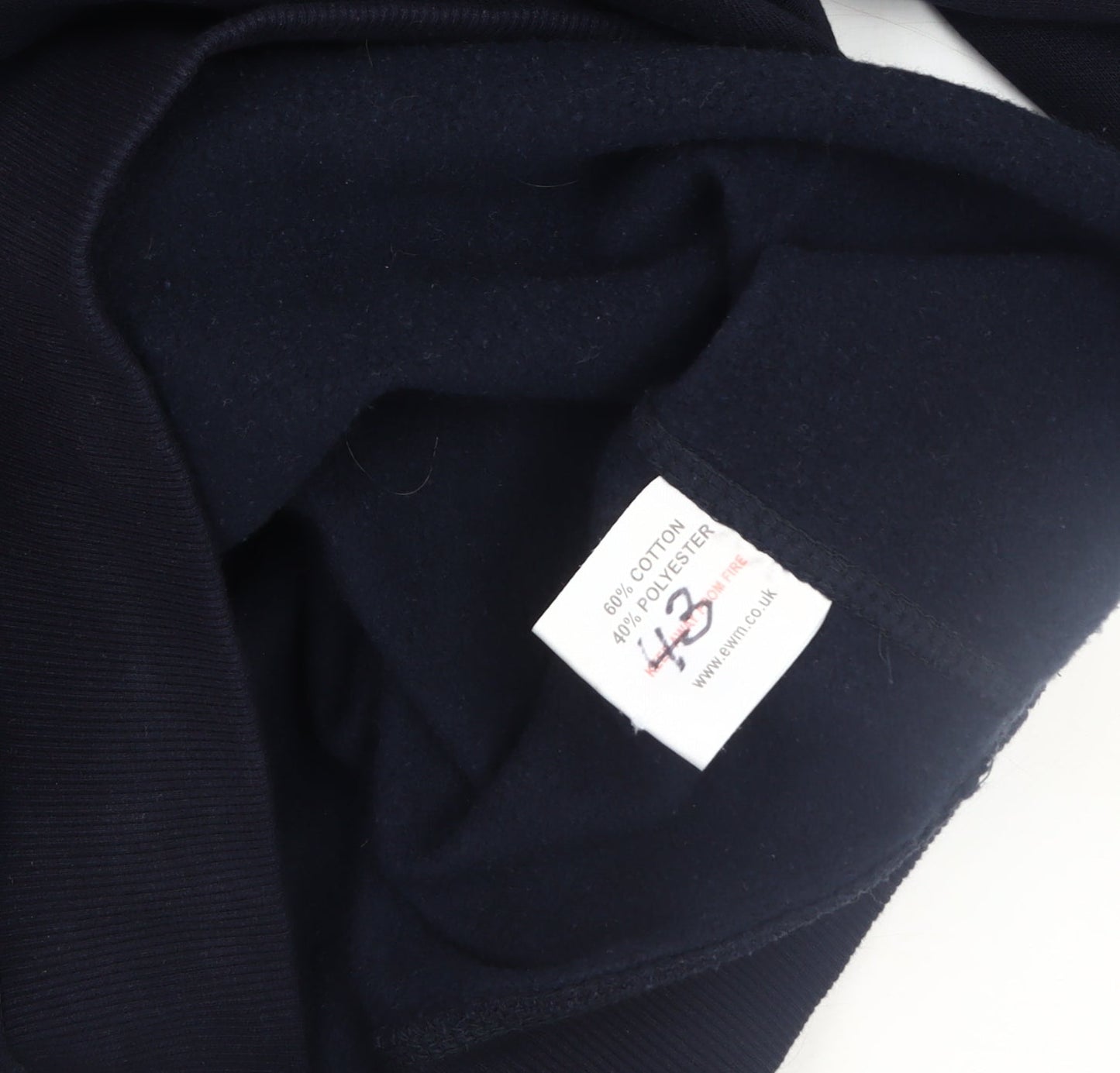 James Pringle Men's Black Long Sleeve Collared Sweatshirt XL