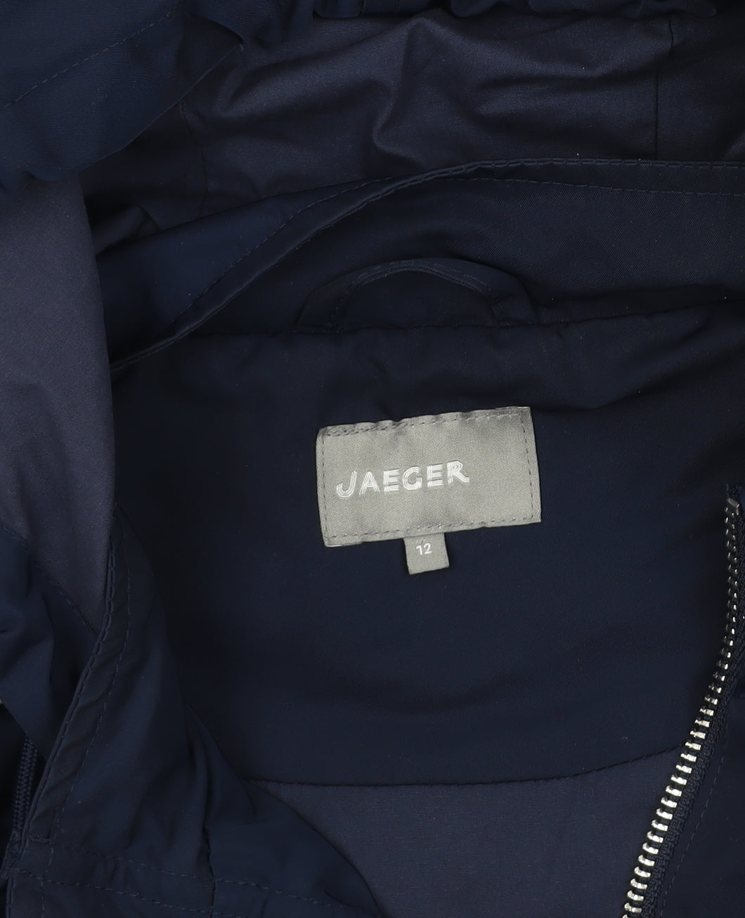 Jaeger Women's Blue Parka Jacket Size 12