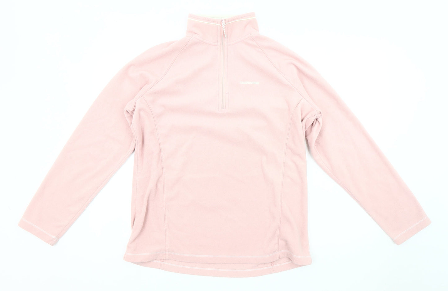 Craghoppers Women's Pink Fleece Pullover Sweatshirt Size 14