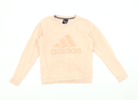 Adidas Pink Women's Pullover Sweatshirt - Size M