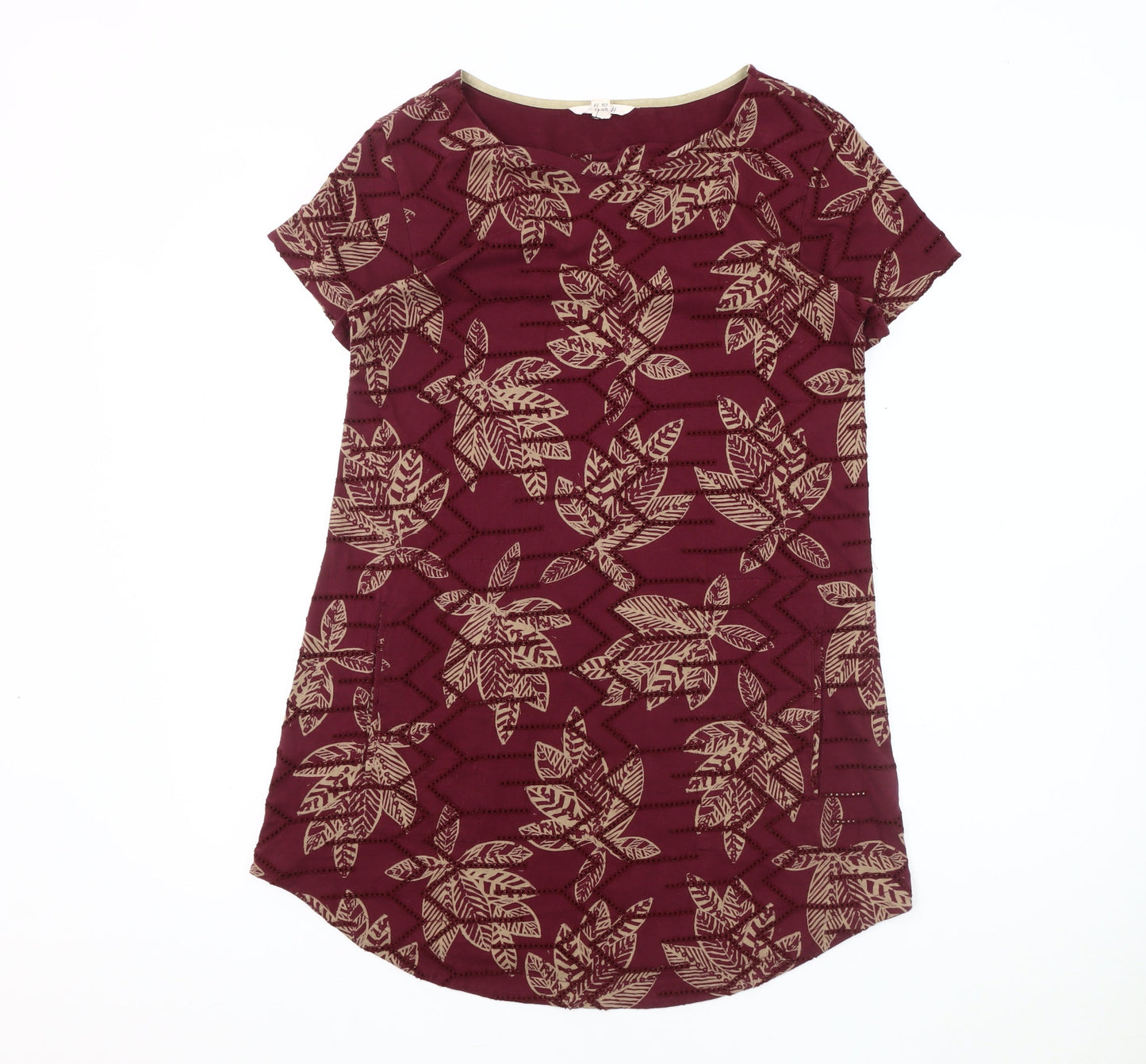 White Stuff Women's Multicoloured Floral Top - Size 10