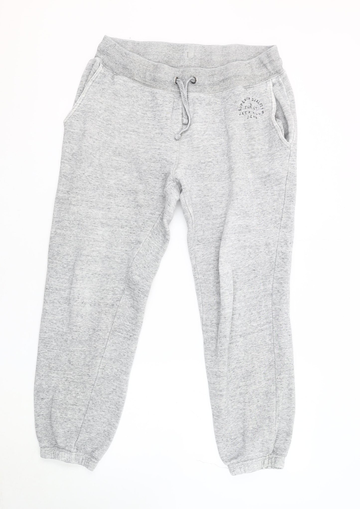 Jack Wills Men's Grey Jogger Trousers L - Gym Wear