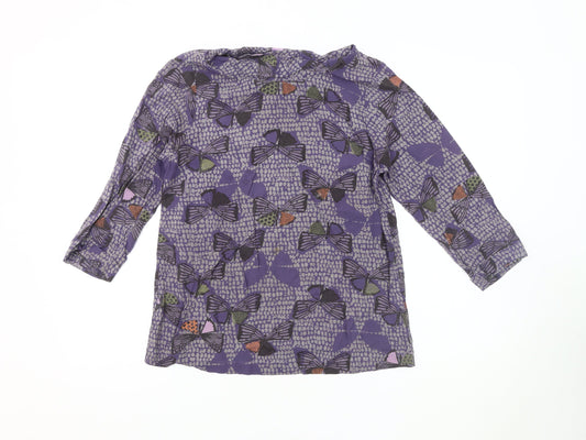 White Stuff Women's Multicoloured Butterfly Blouse