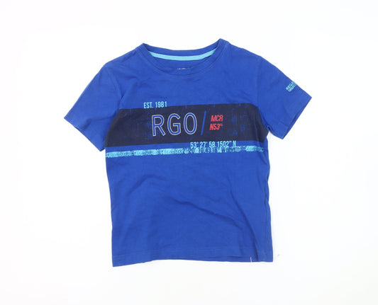 Regatta Boys Blue Graphic T-Shirt 7-8 Years