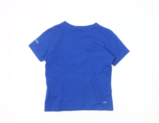 Regatta Boys Blue Graphic T-Shirt 7-8 Years