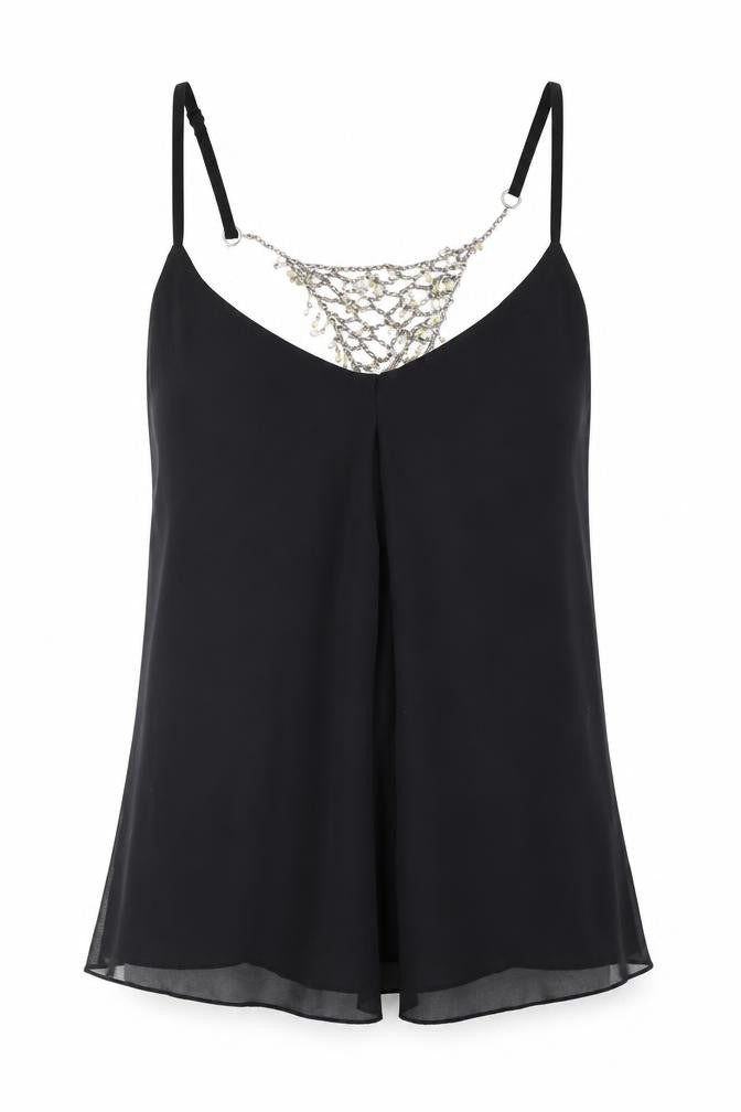 Marks and Spencer Black Camisole Blouse Size 12