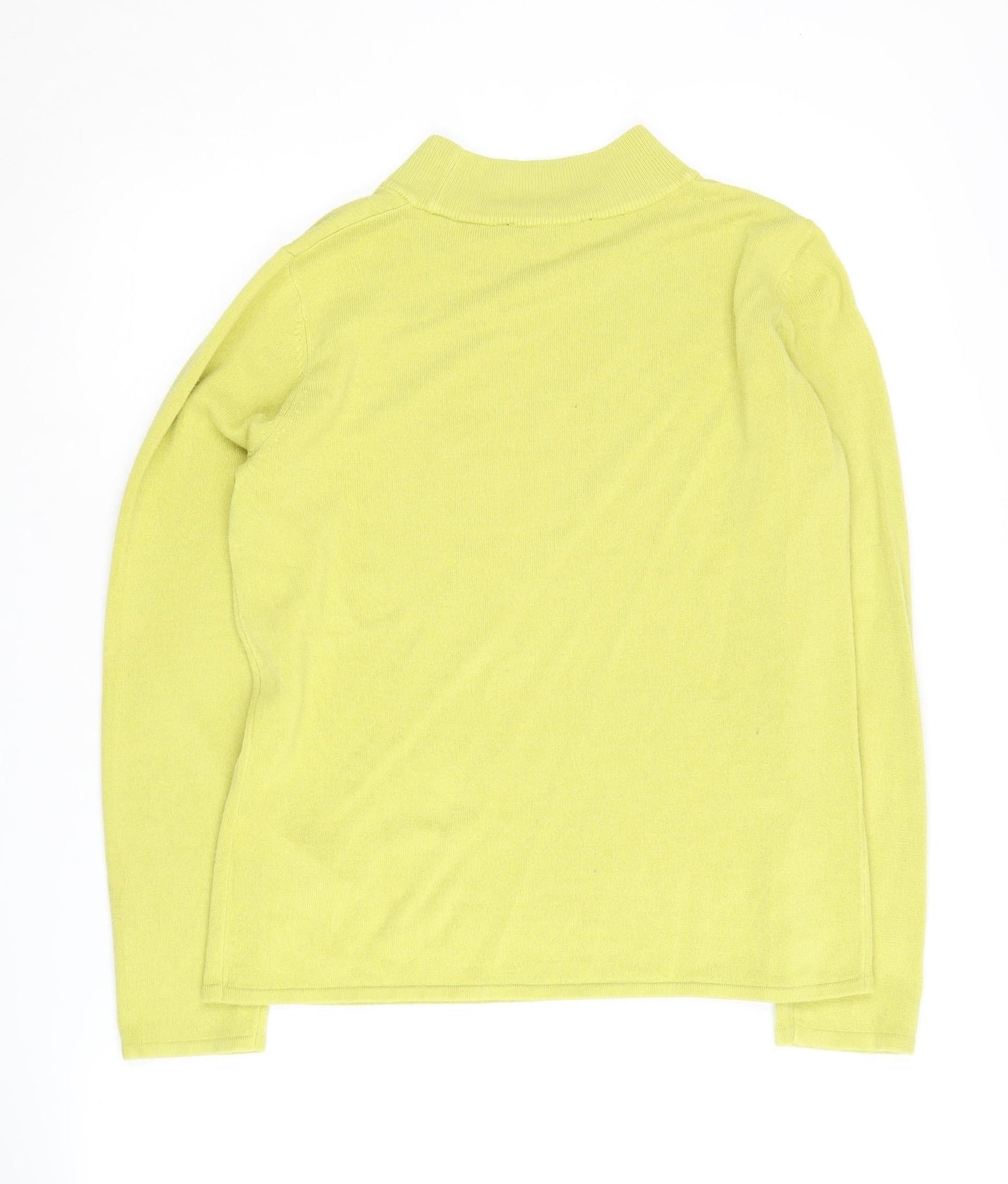 Bonmarché Women's Yellow Pullover Jumper Size 12/14