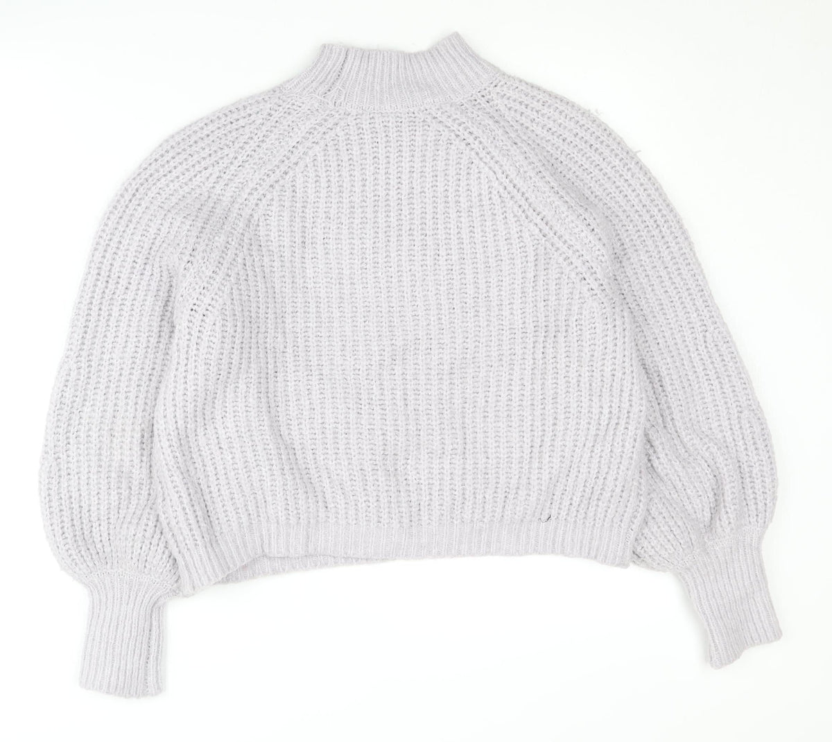 Moon & Madison Women’s Grey Mock Neck Jumper, S