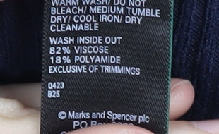 Marks and Spencer Women's Blue XS Open Front Cardigan
