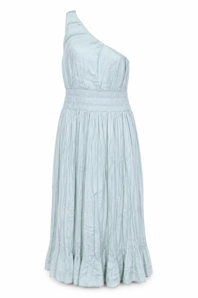 Next Women's Green One Shoulder Dress, Size 14