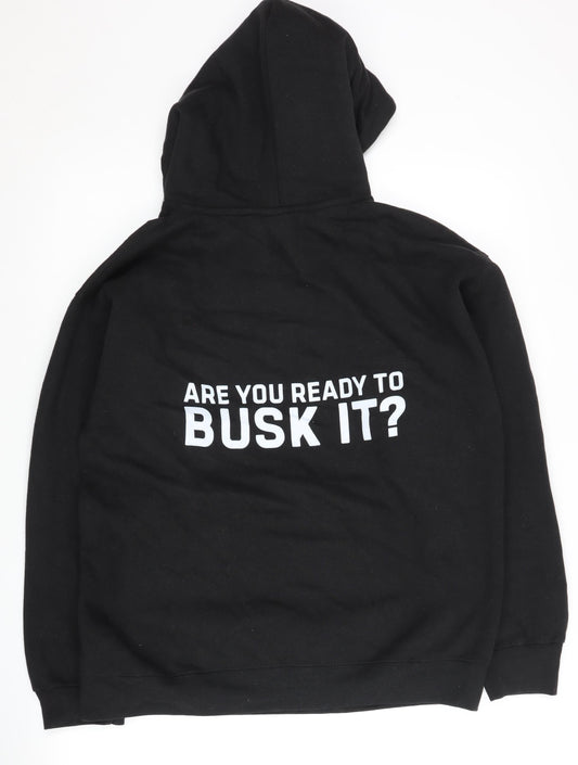 Cotton Ridge Men's Black M Hoodie Pullover Logo