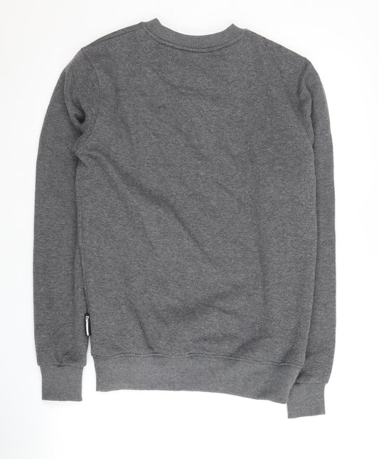 BCK & HRSY Men's Grey Graphic Sweatshirt S