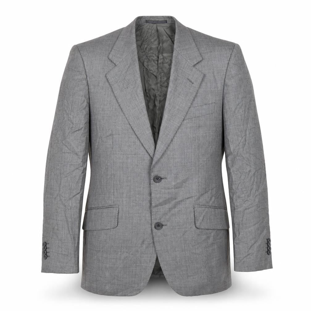 Mens 38 Chest  T.M.Lewin Grey Two-Button