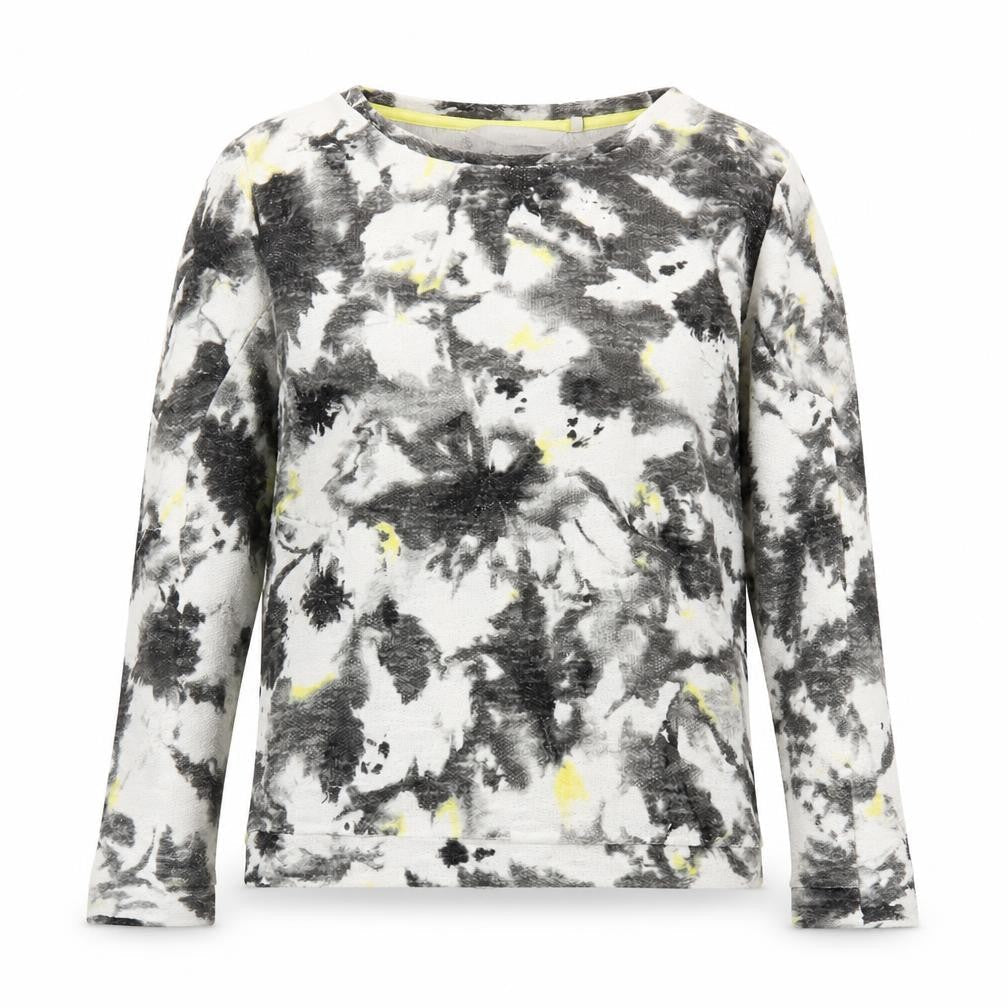 Nümph Women’s Grey Tie Dye Pullover Sweatshirt S